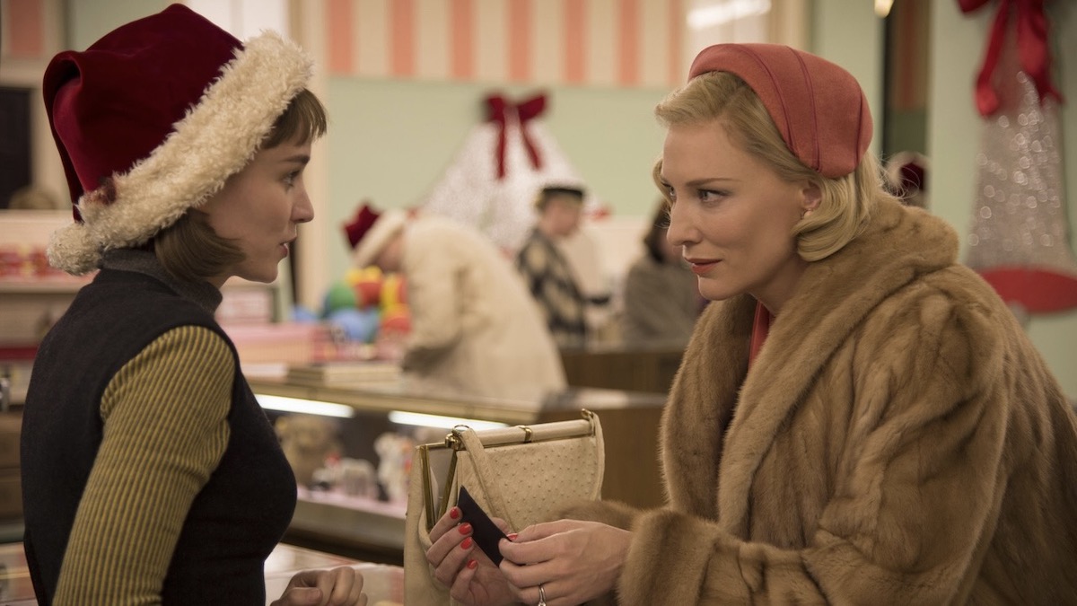 Cate Blanchett and Rooney in a department store in MaraCarol