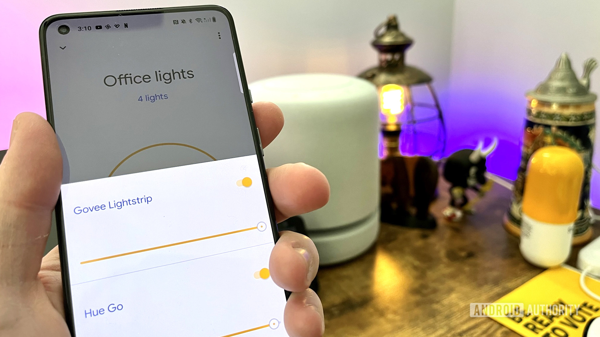Control Govee Lightstrip en Google Home