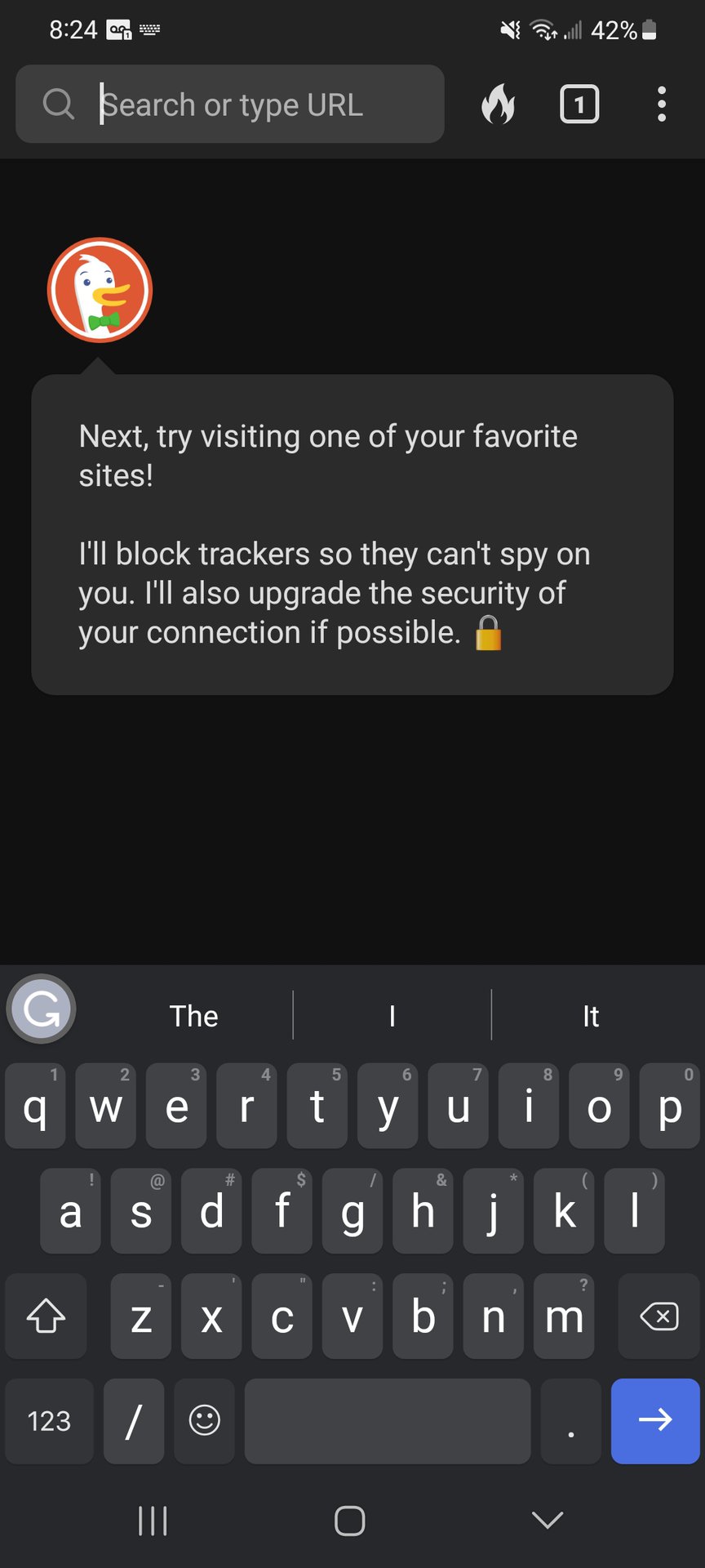 DuckDuckGo block trackers