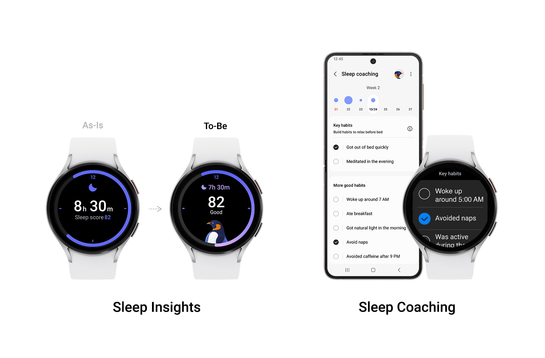 Galaxy watch sleep tracking update May 2023