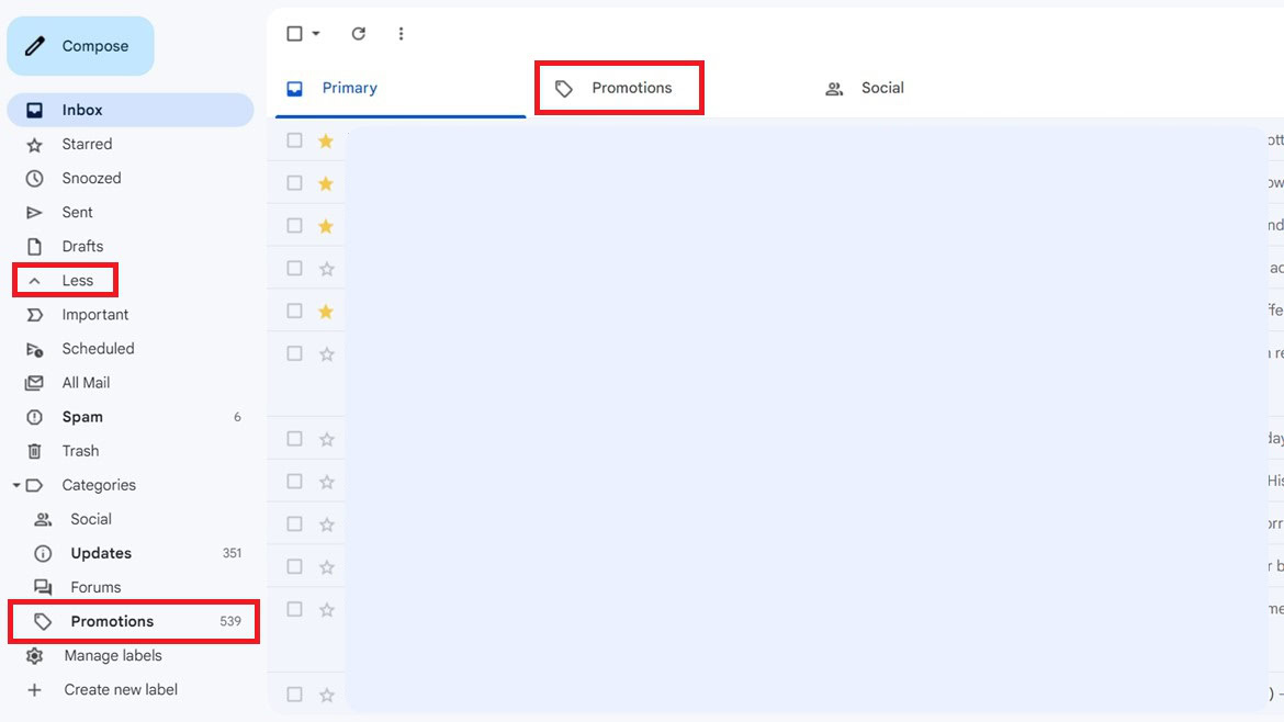 How to delete all promotions in Gmail