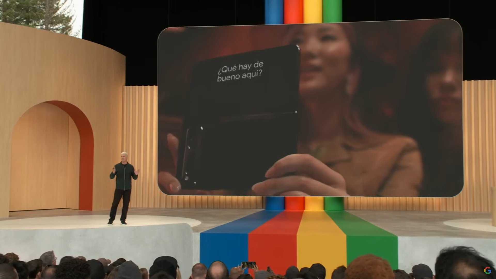 Google IO 2023 pixel fold interpreter mode