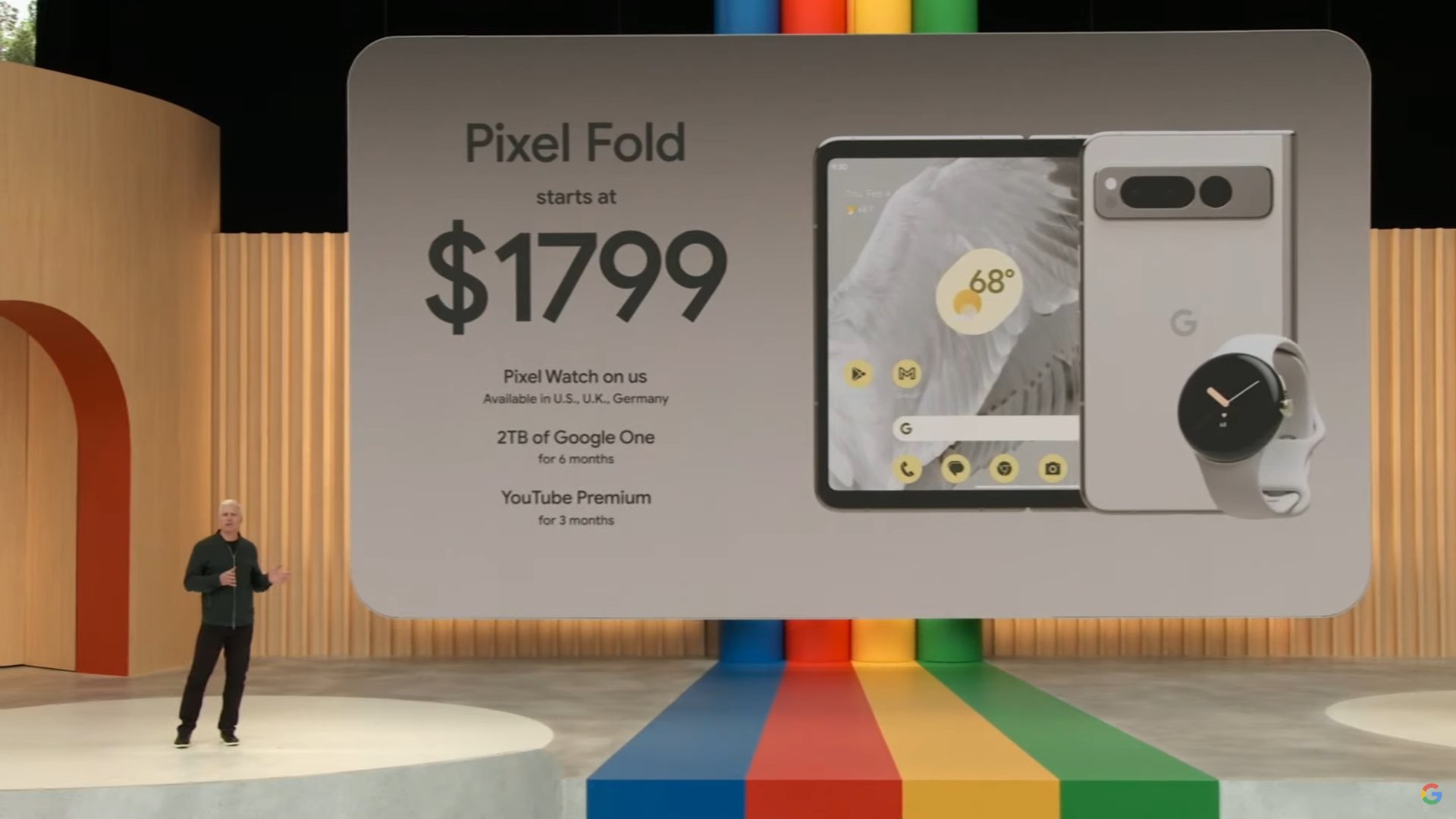 Google IO 2023 pixel fold watch preorder