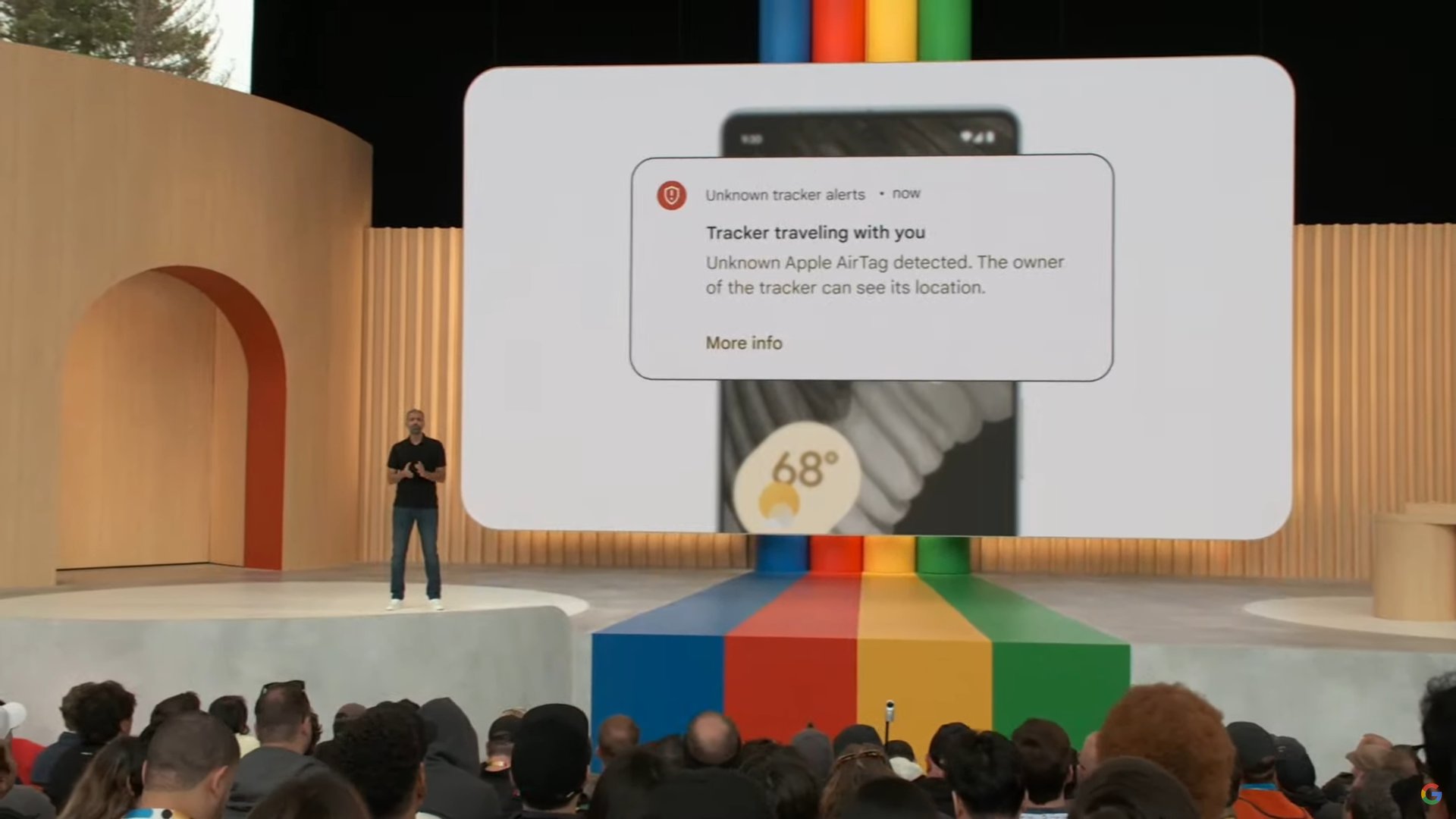 Google IO 2023 unknown tracker alert