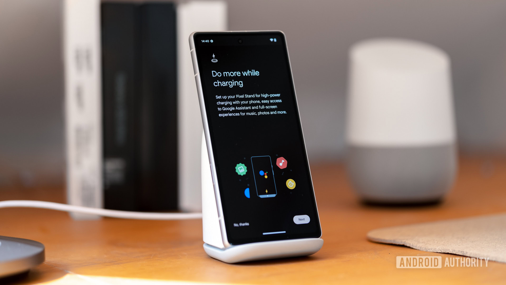 Google Pixel 7a Pixel Stand Home controls