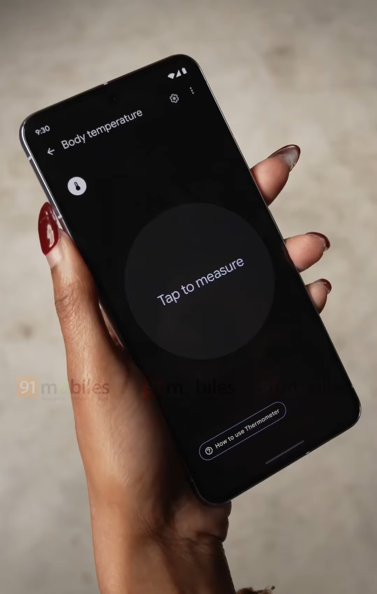 Google Pixel 8 Pro leaked design and thermometer feature 1
