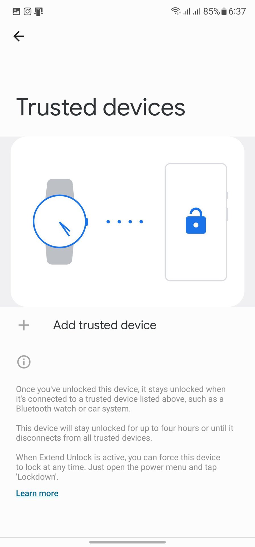 Google Smart Lock on Android 4