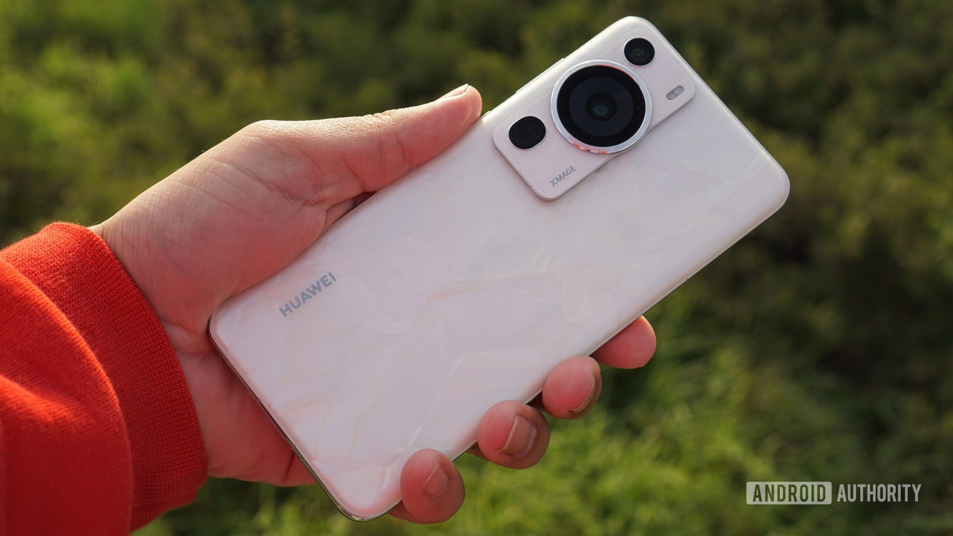 HUAWEI P60 Pro rear cover in hand