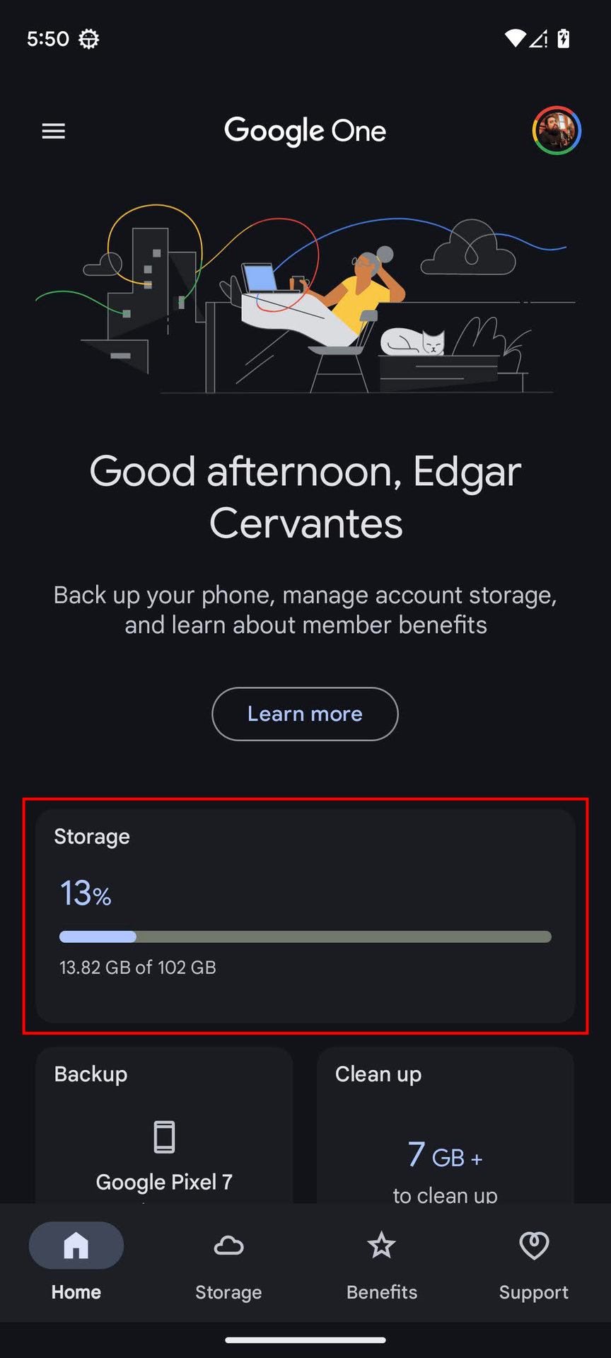 How to check your Google One storage on Android (2)