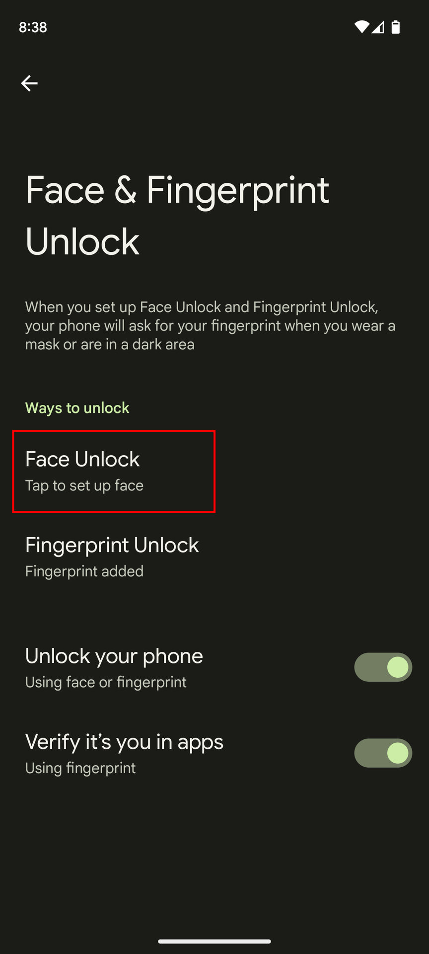 How to set up Face Unlock on Pixel 4