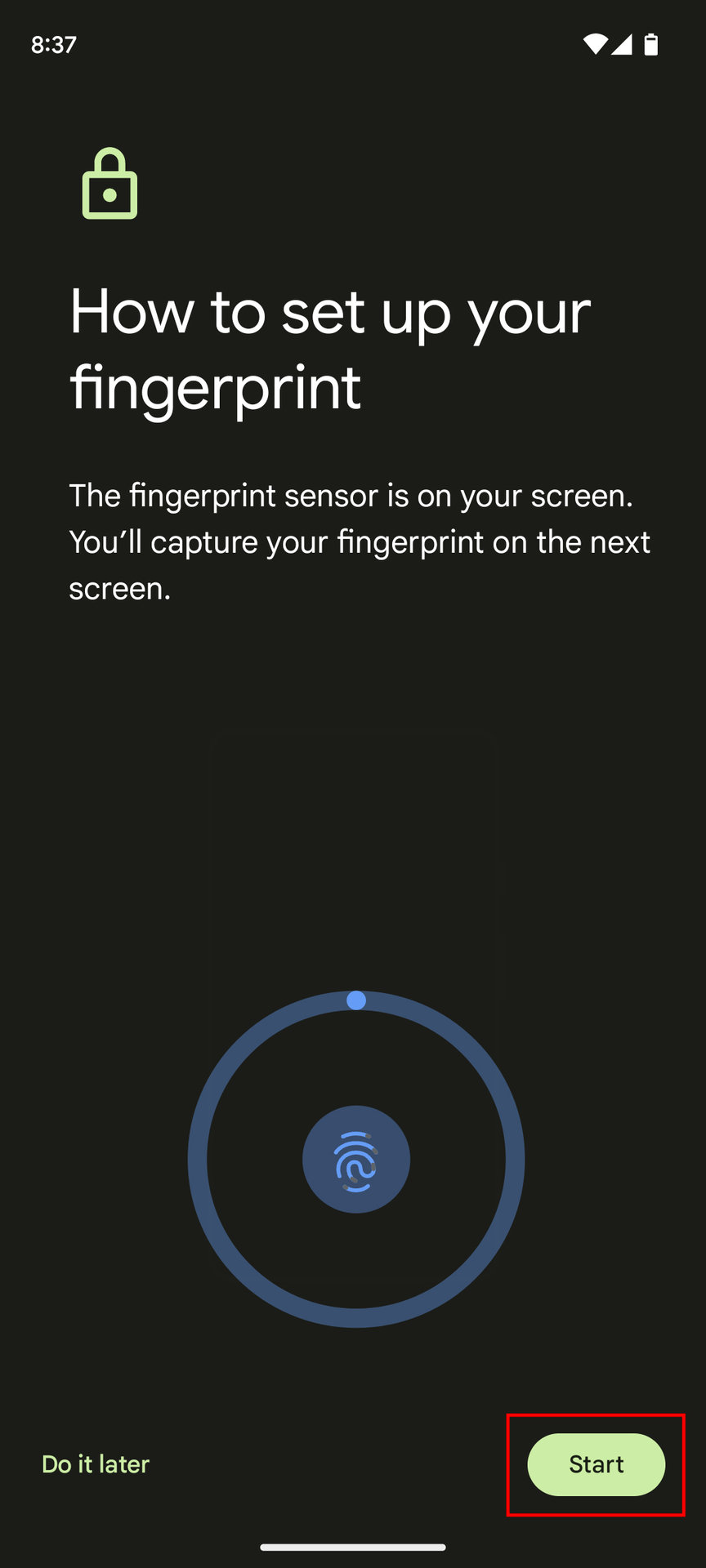 How to set up Fingerprint Unlock on Pixel 6