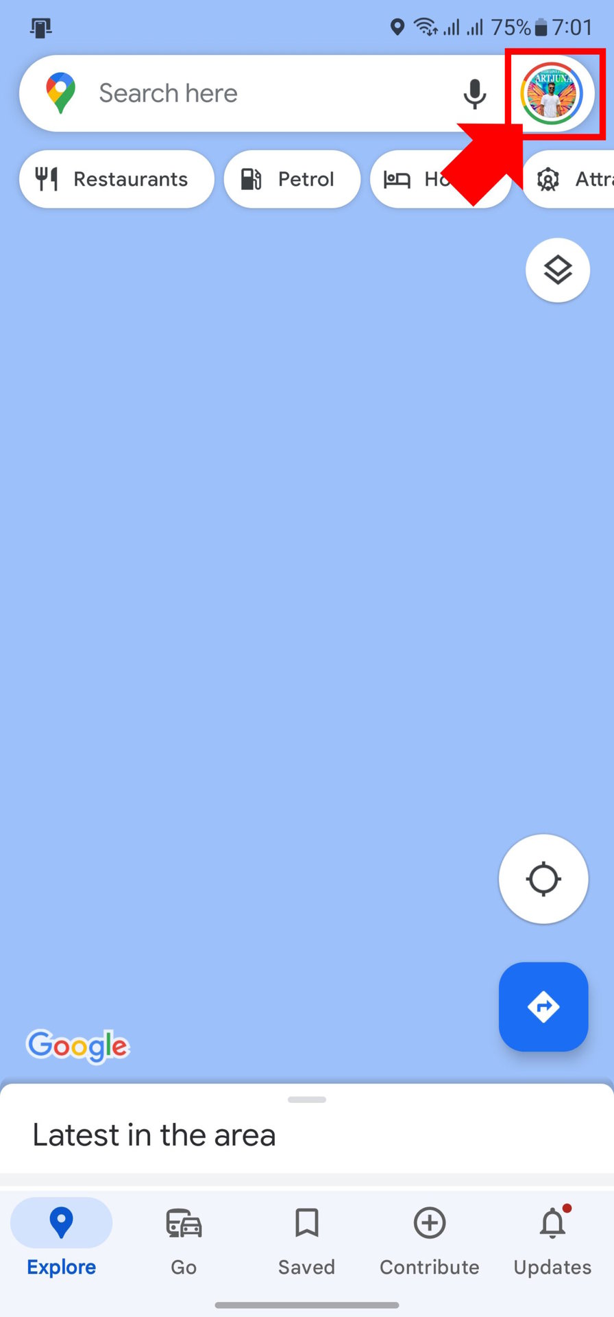 How to share location on Google Maps 1