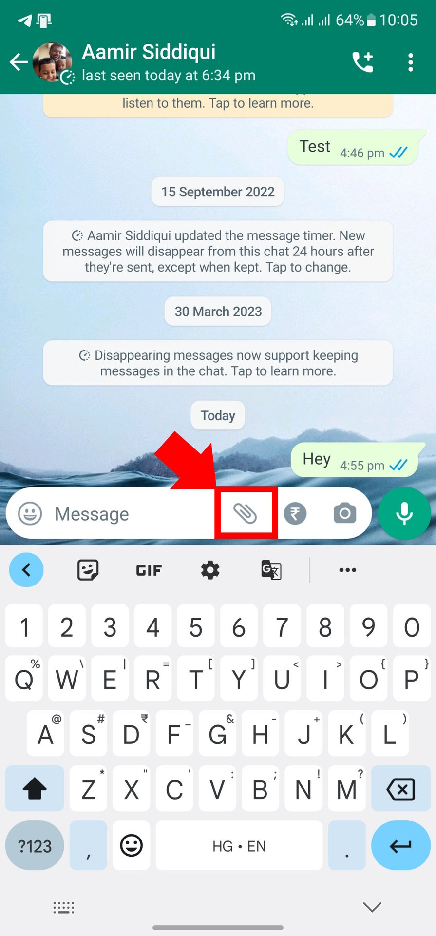 How to share location on WhatsApp 1