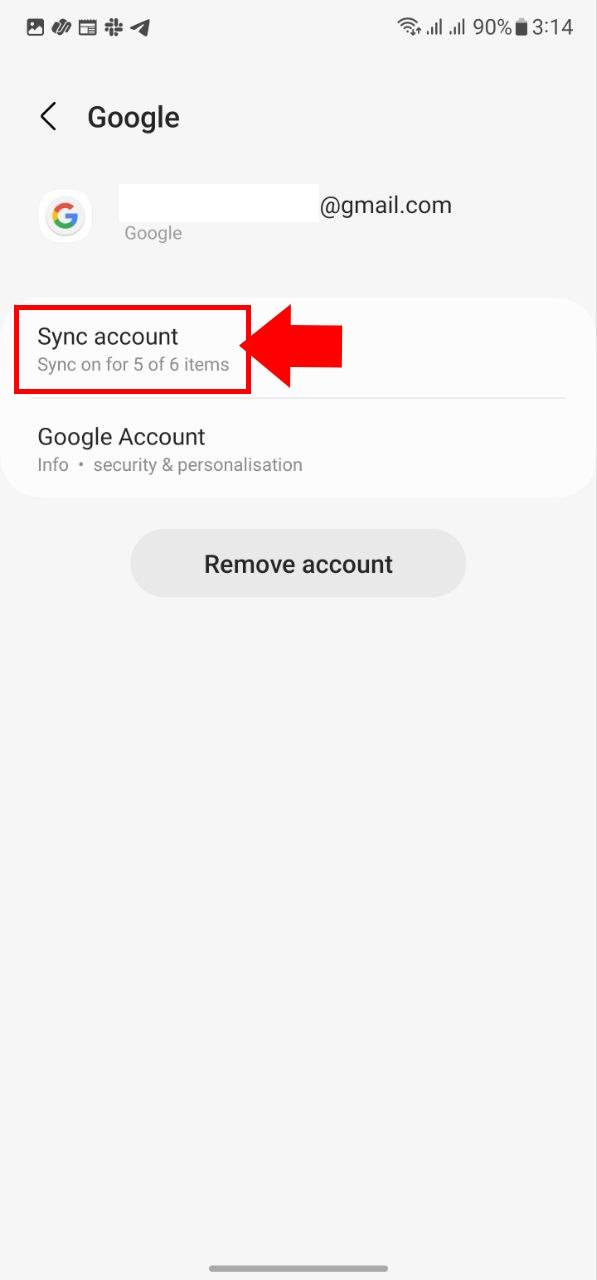 How to transfer contacts on Android Google account sync 4