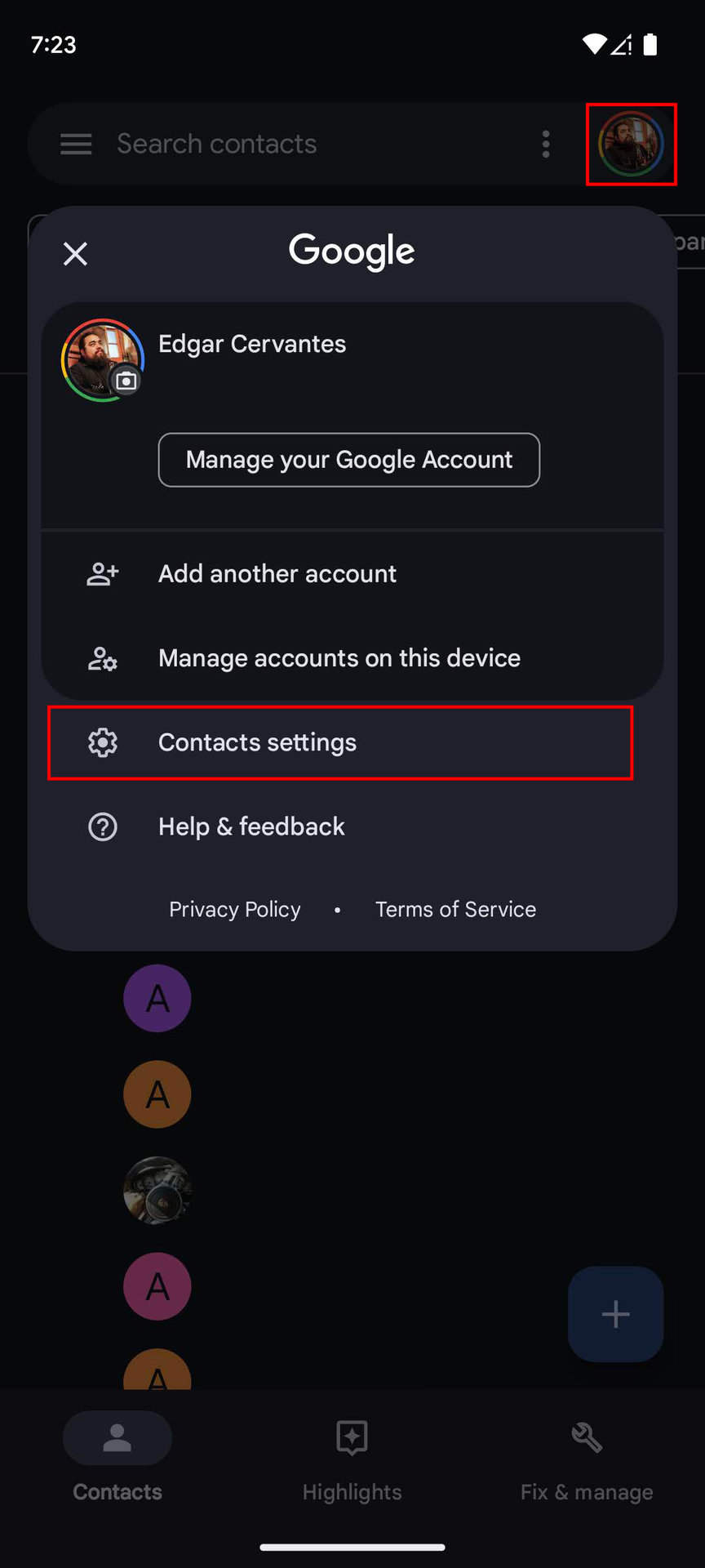 How to turn on Google sync for contacts on Android (5)
