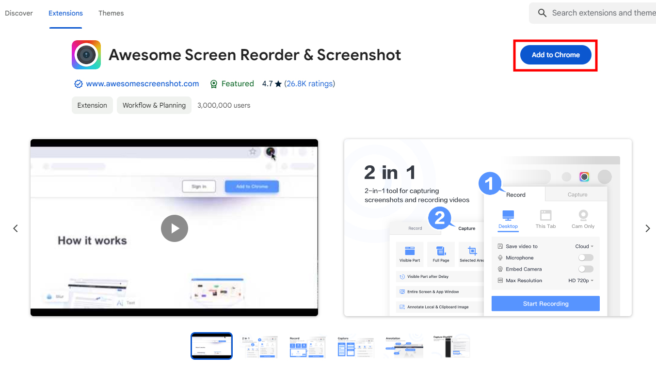 How to use Awesome Screenshot & Screen Recorder (1)