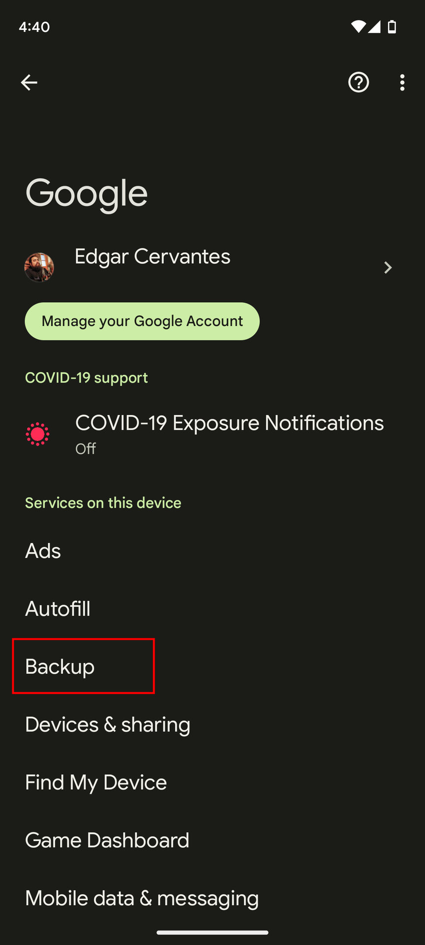 How to use Backup by Google One 2
