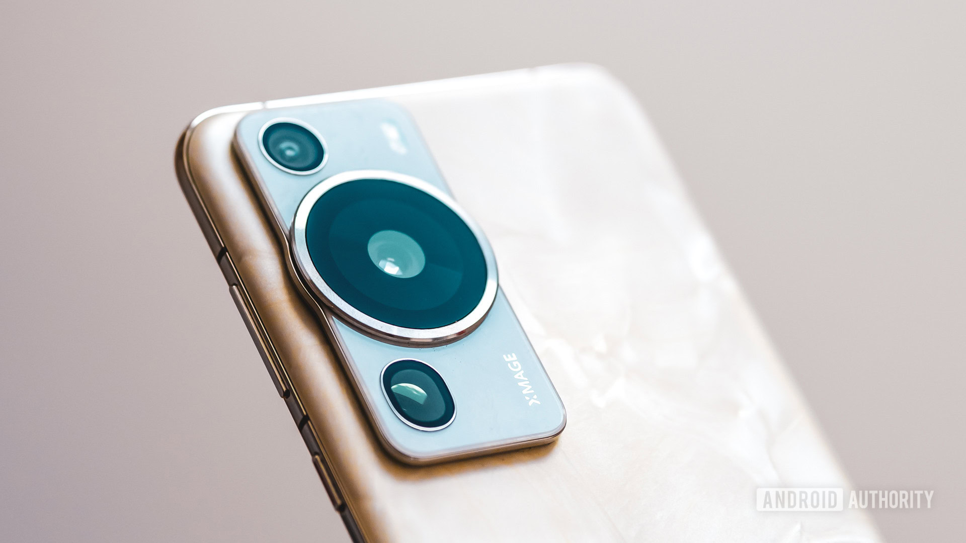 Huawei P60 Pro main camera housing close up