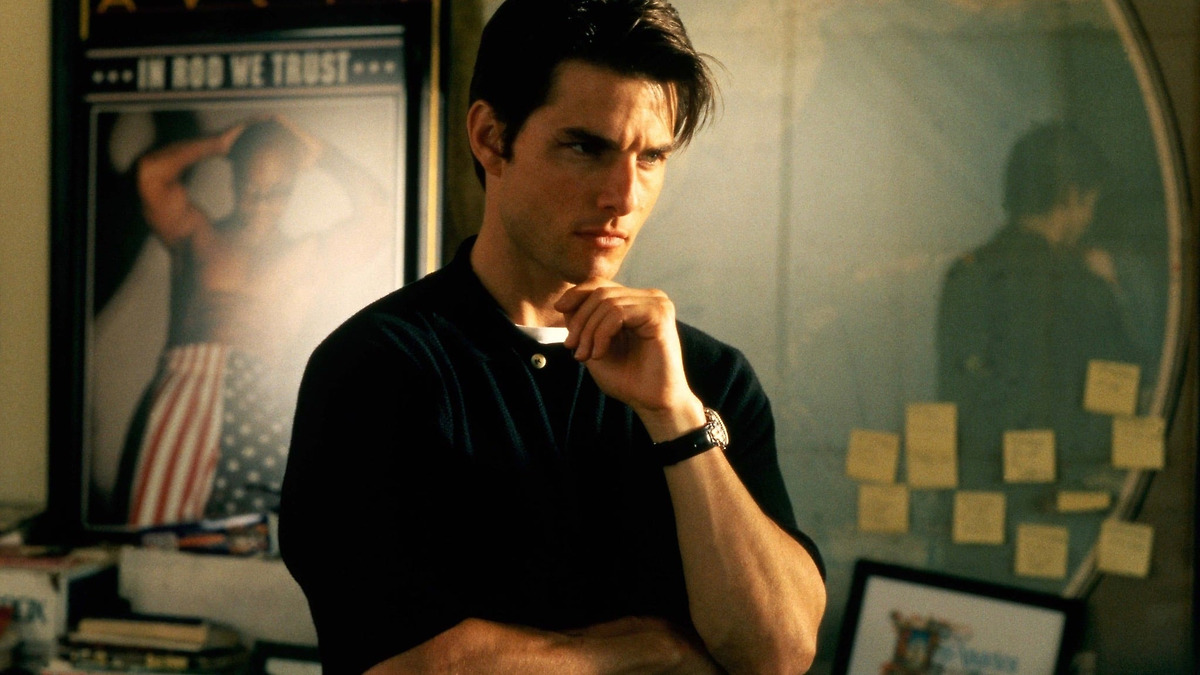 Tom Cruise in Jerry Maguire - best romance movies on netflix