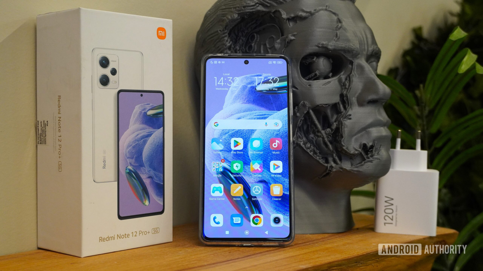 Redmi Note 12 Pro Plus with box charger and Terminator head