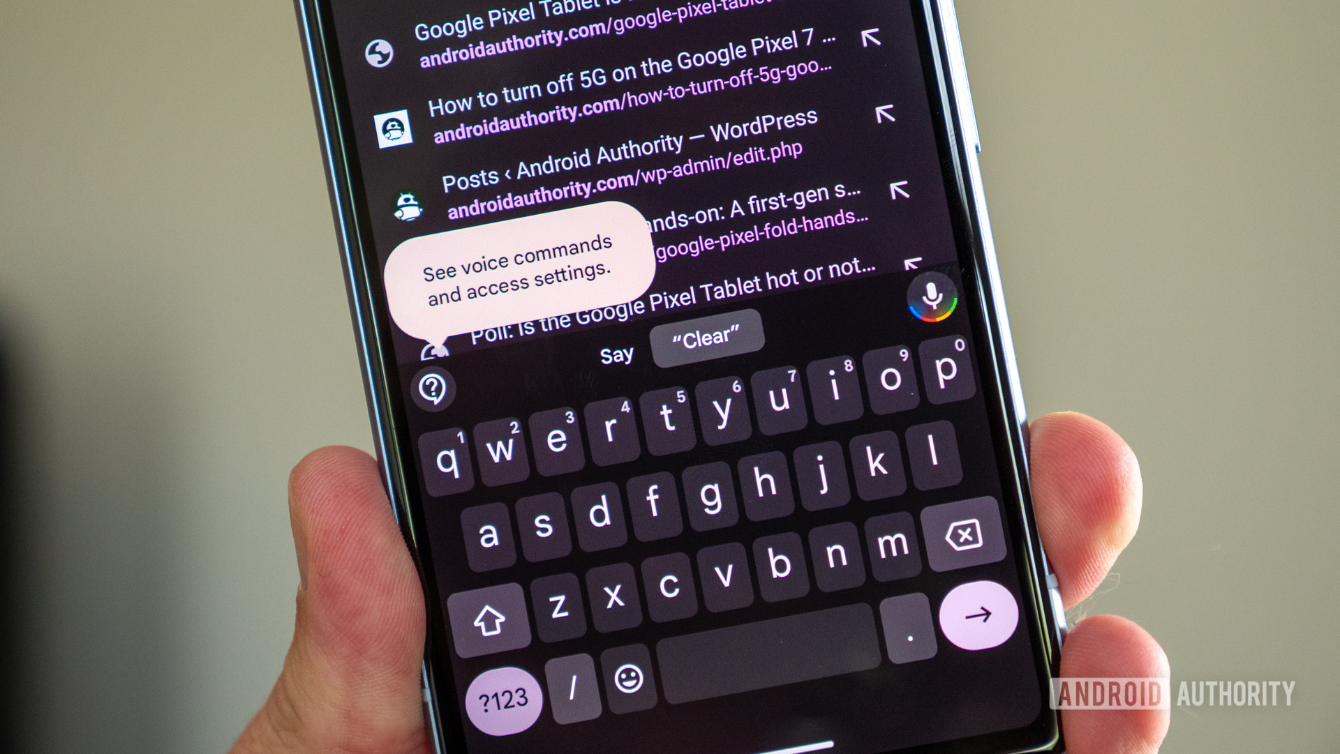 google pixel 7a tips voice assistant typing