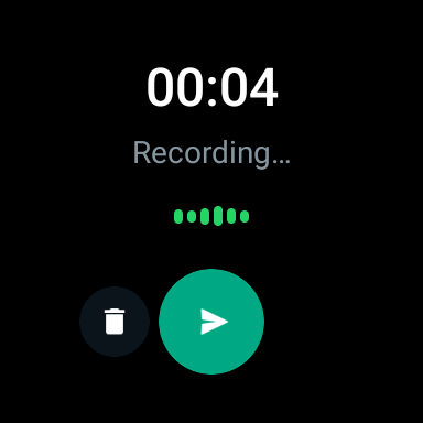 whatsapp wear os screenshot 10 voice note recording