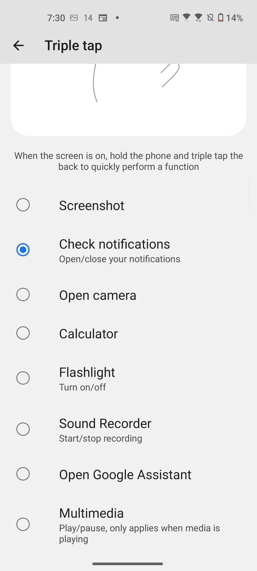 ASUS Zenfone 10 screenshot Triple Tap