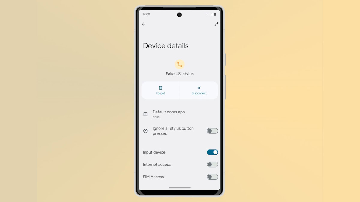 Android 14 stylus settings