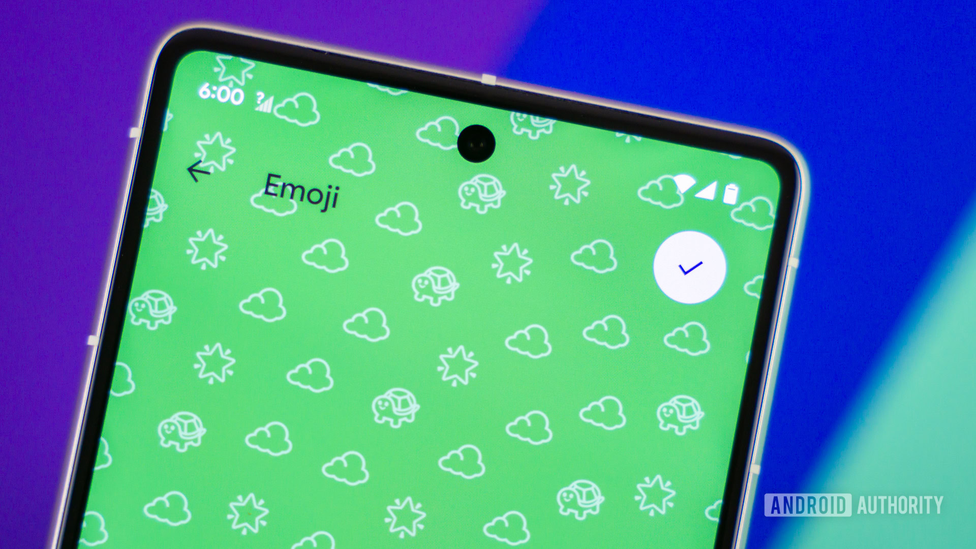 Fondos de pantalla de Android Emoji en teléfonos Android foto de archivo 4