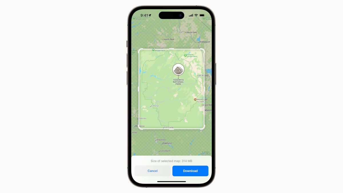 Apple WWDC23 iOS 17 Maps offline 230605