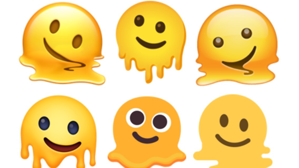 Different Types of Melting Face Emojis