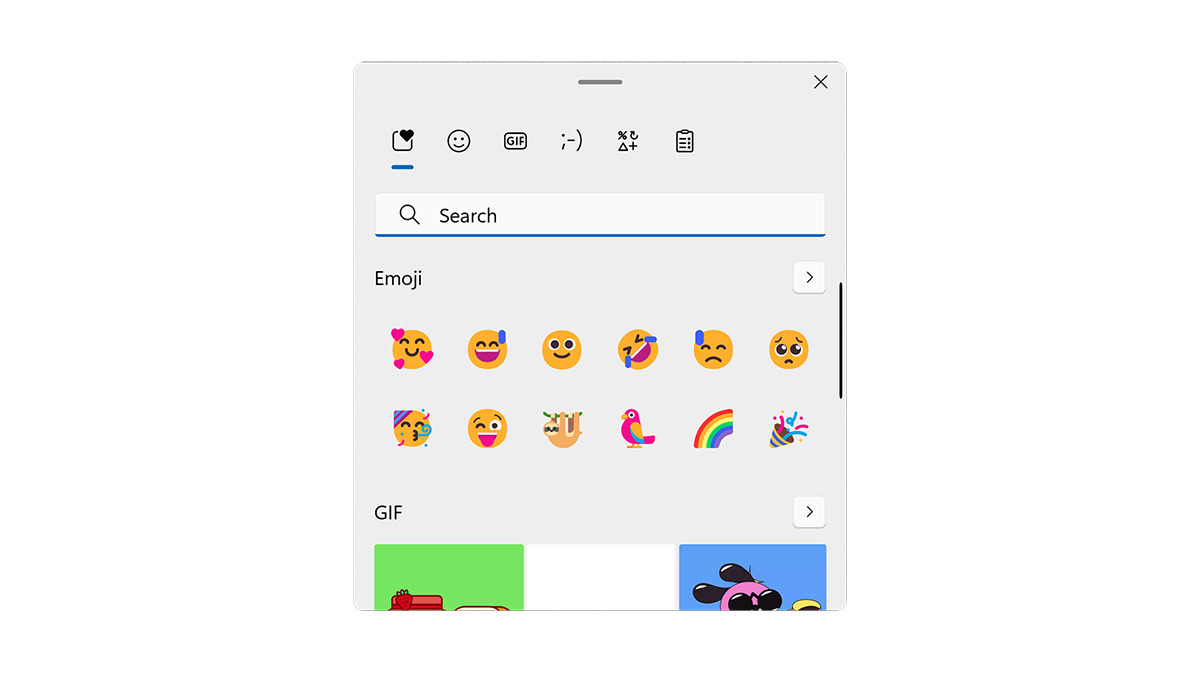 Emojis in Windows 11