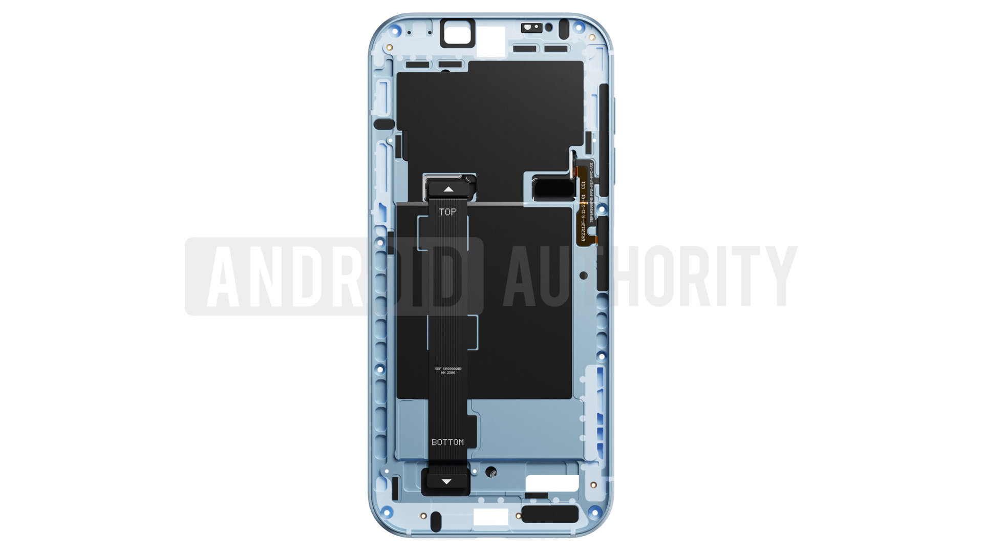 Fairphone 5 Leak Spare Parts Core Blue