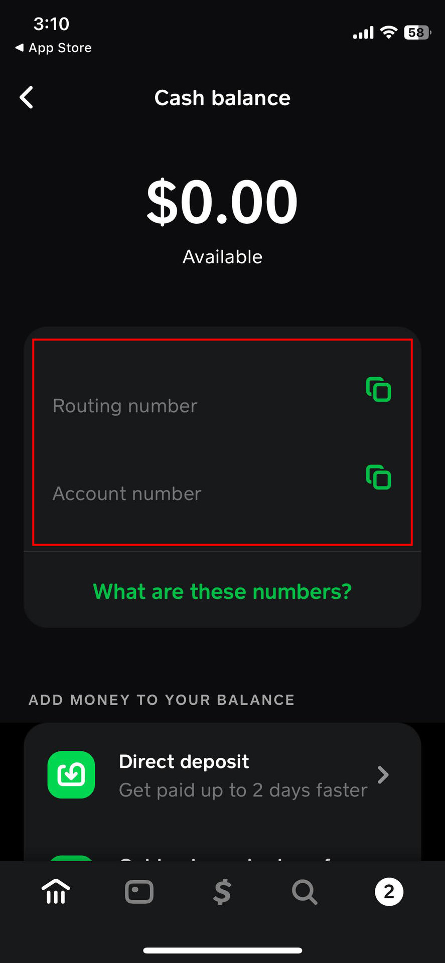 How to find your Cash App routing and account number December 2023 (3)