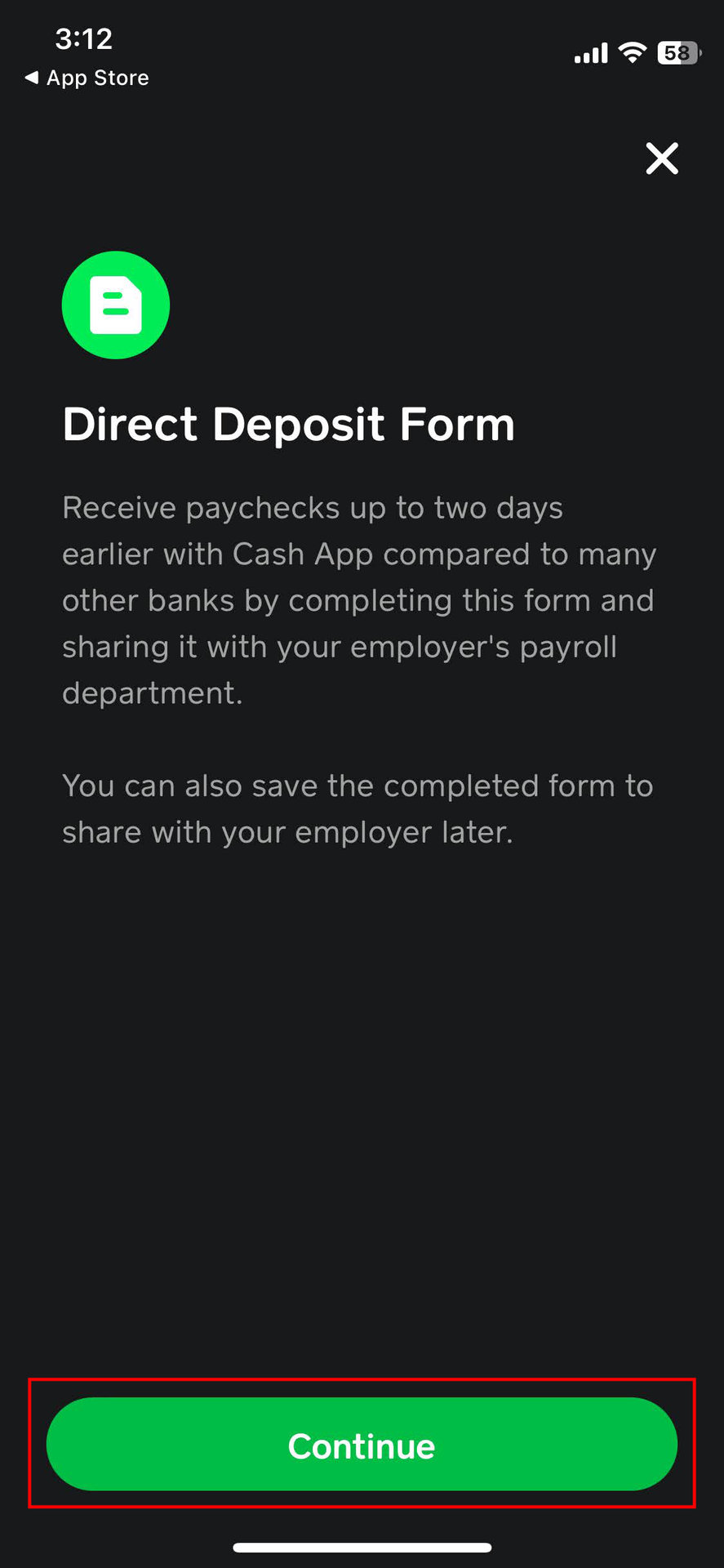 How to get a direct deposit form from Cash App December 2023 (8)