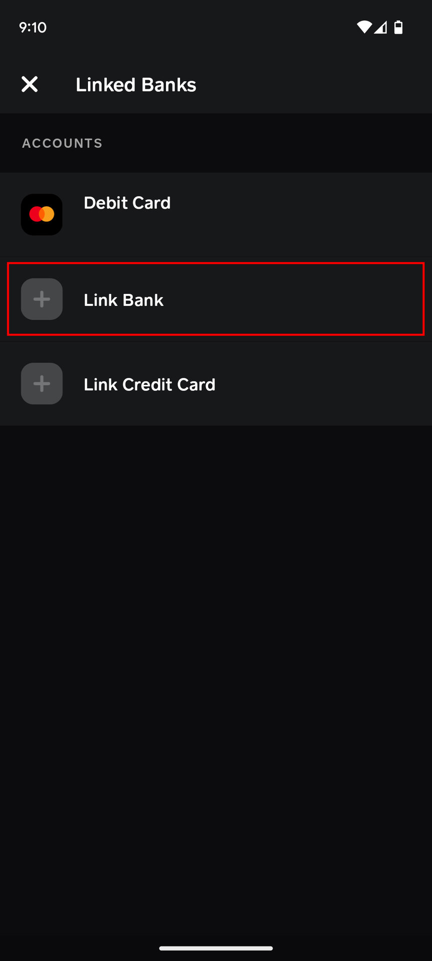 How to link a bank account to your Cash App 2
