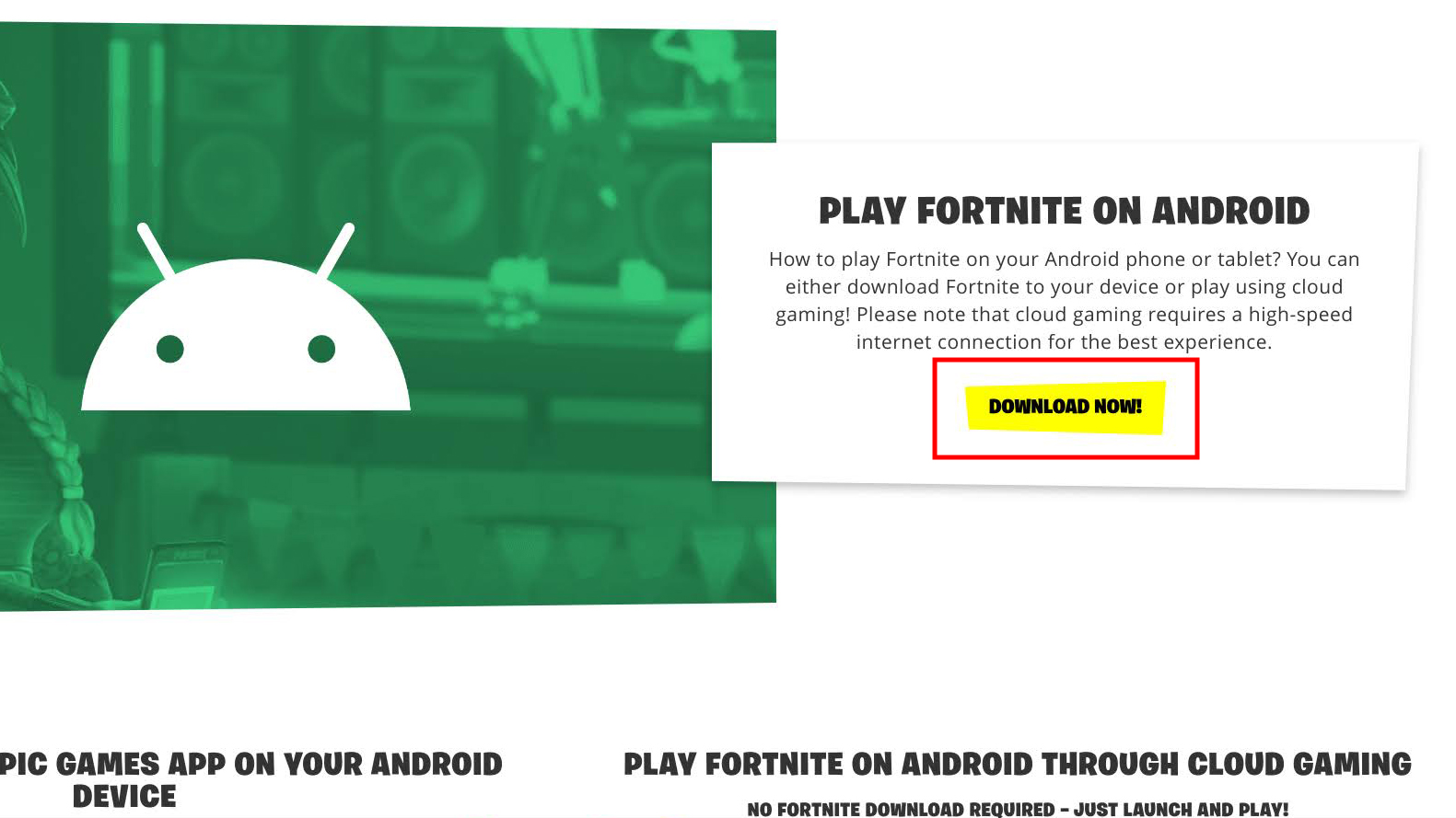 How to DOWNLOAD the Epic Games APK for FREE on your Android phone