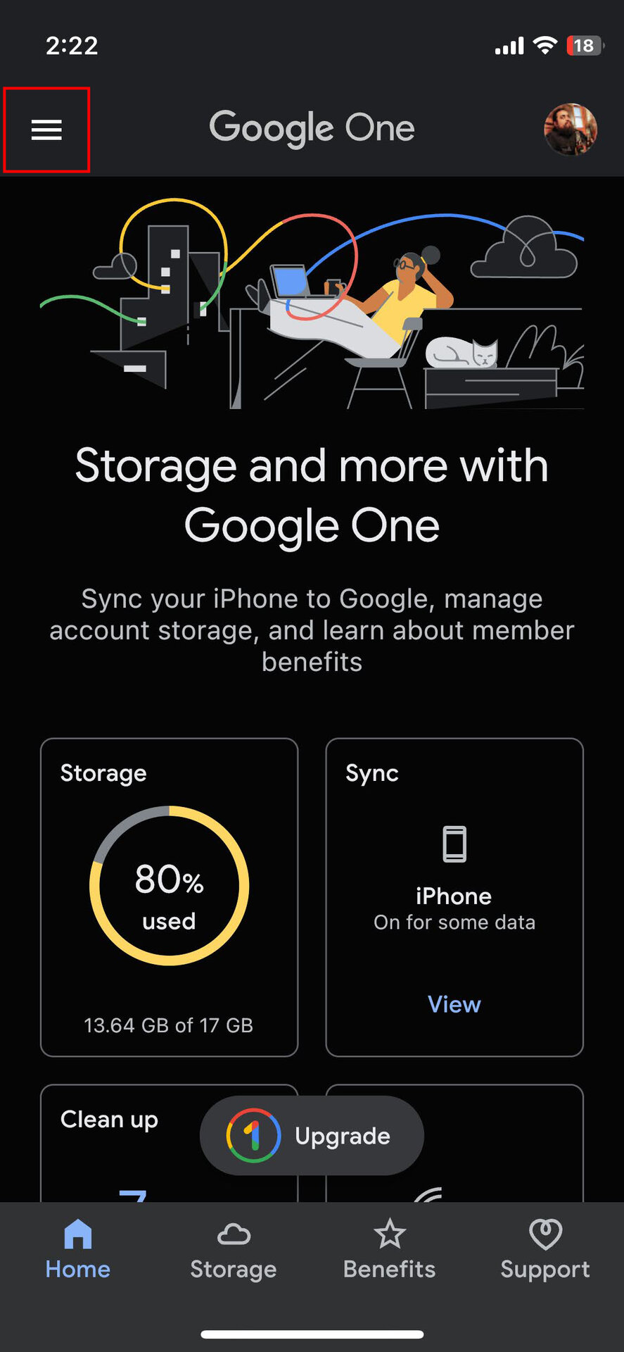 How to sync iPhone with Google One (1)