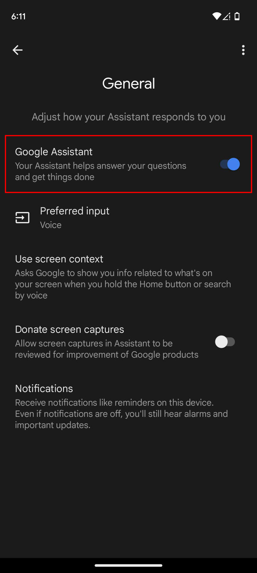 How to turn off Google Assistant (5)