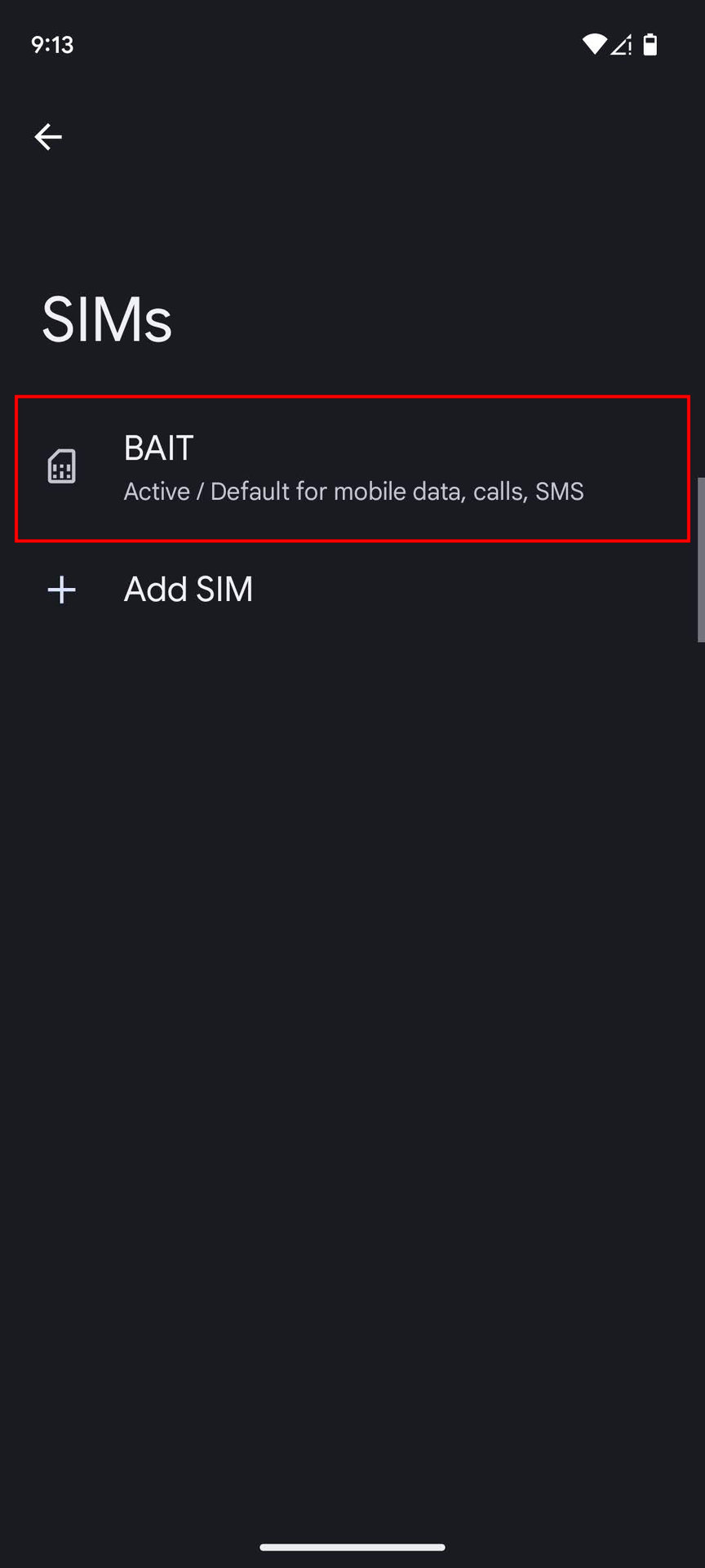 How to turn on mobile data on Android 14 (3)