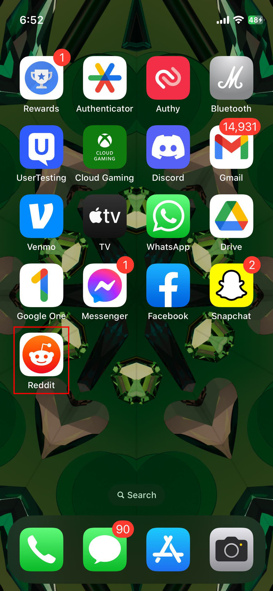 How to uninstall an iPhone app Reddit (1)