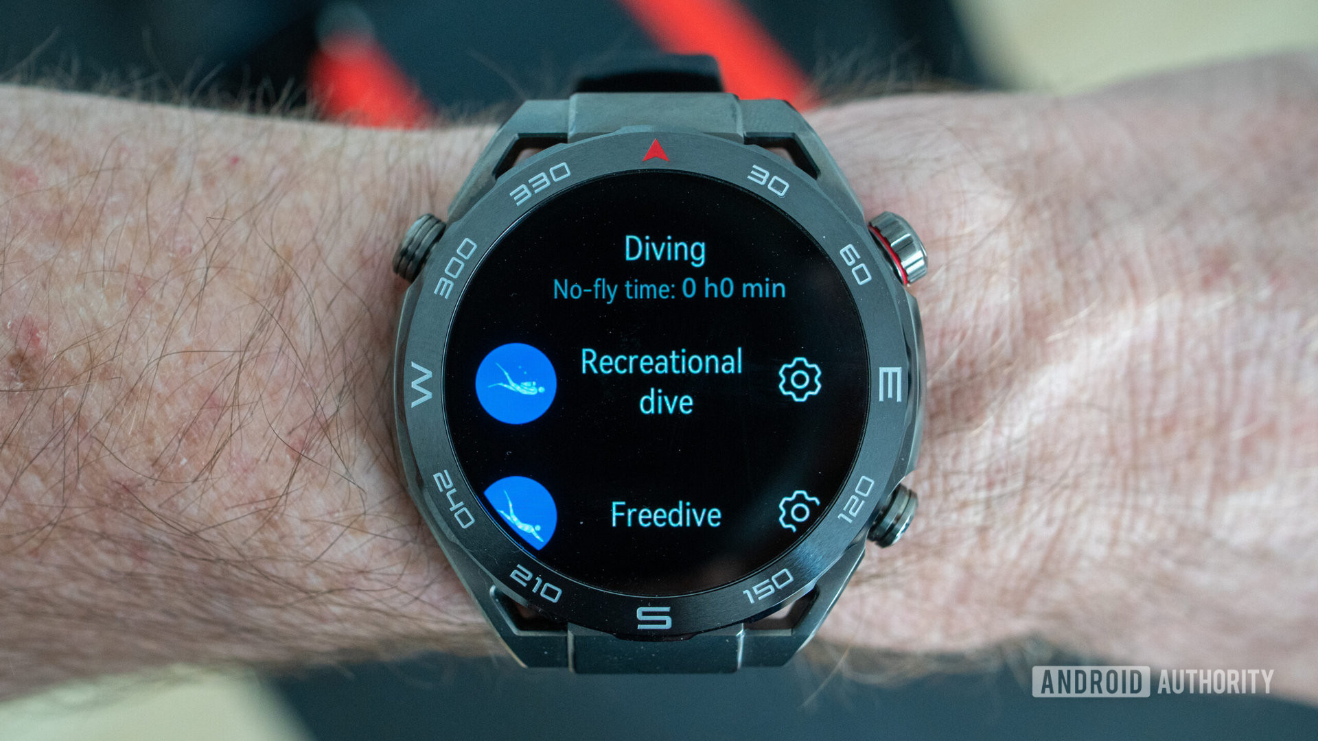 Huawei Watch Ultimate diving modes