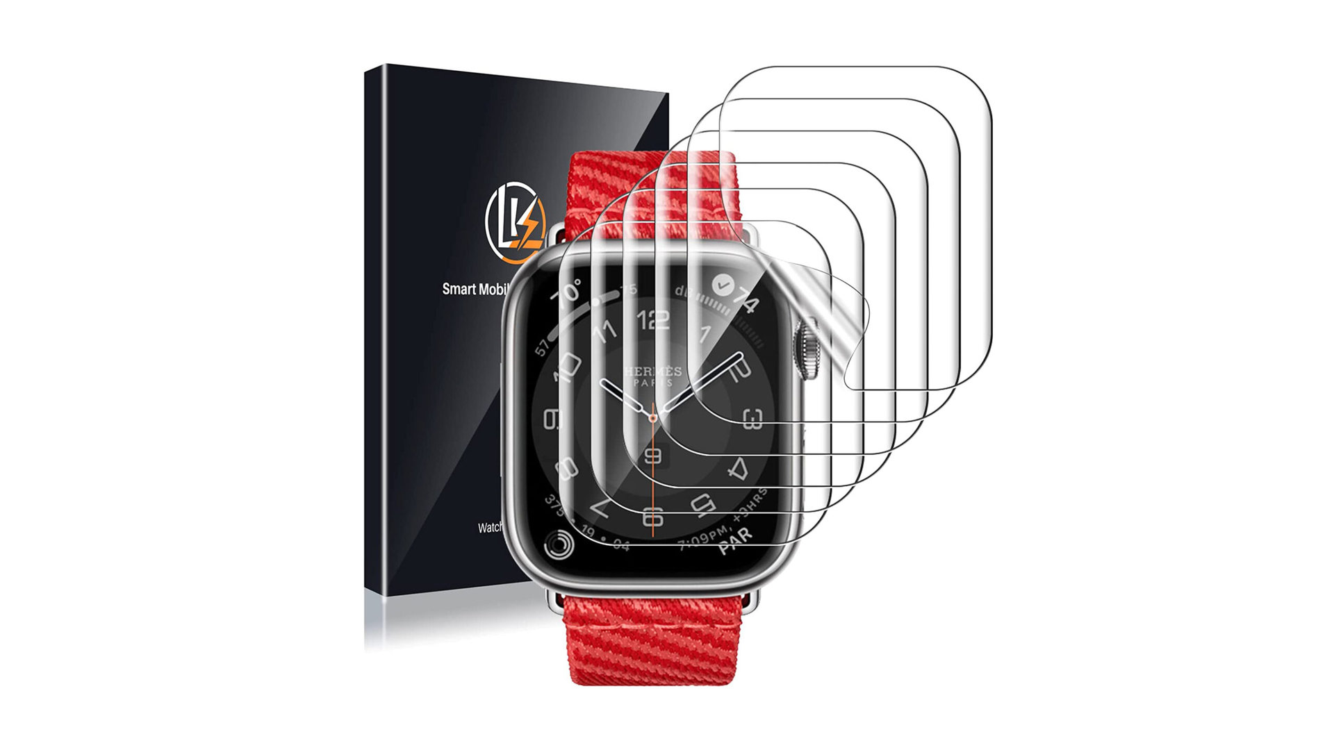 LK Apple Watch Series 8 screen protectors offer a budget friendly choice.