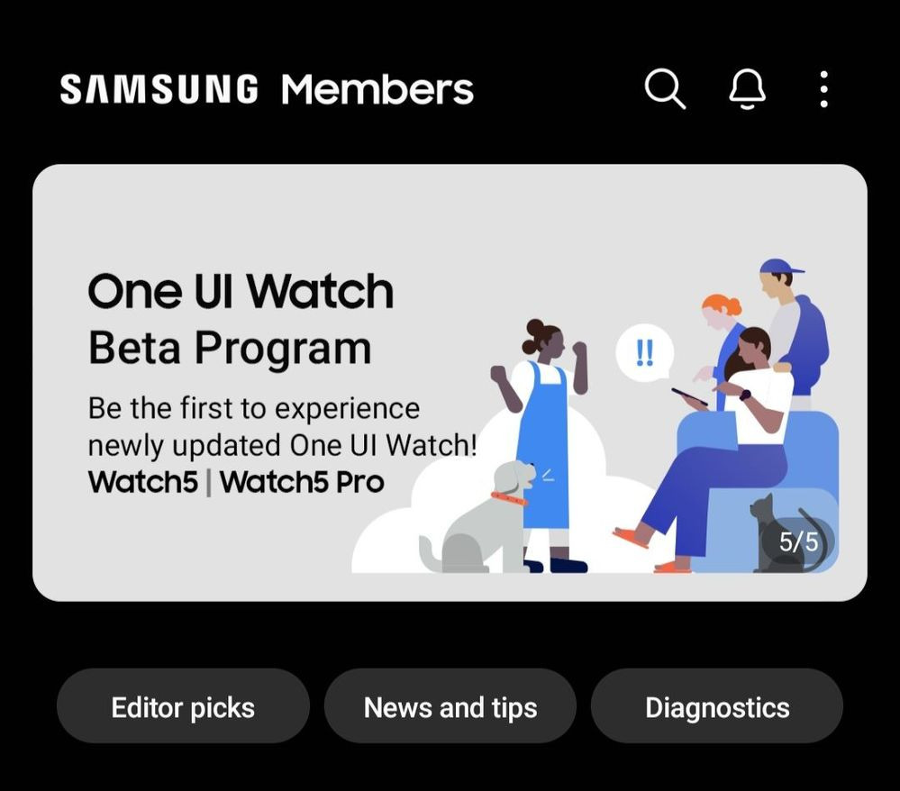 One UI 5 Watch beta notice userZNnTdcqwZP 2