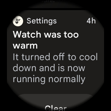 Pixel Watch heating message reddit jab storm 82