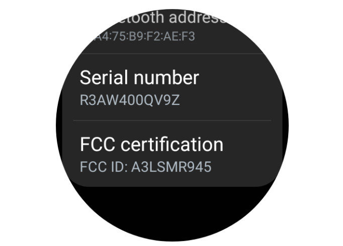 Samsung Galaxy Watch 6 FCC görüntüsü