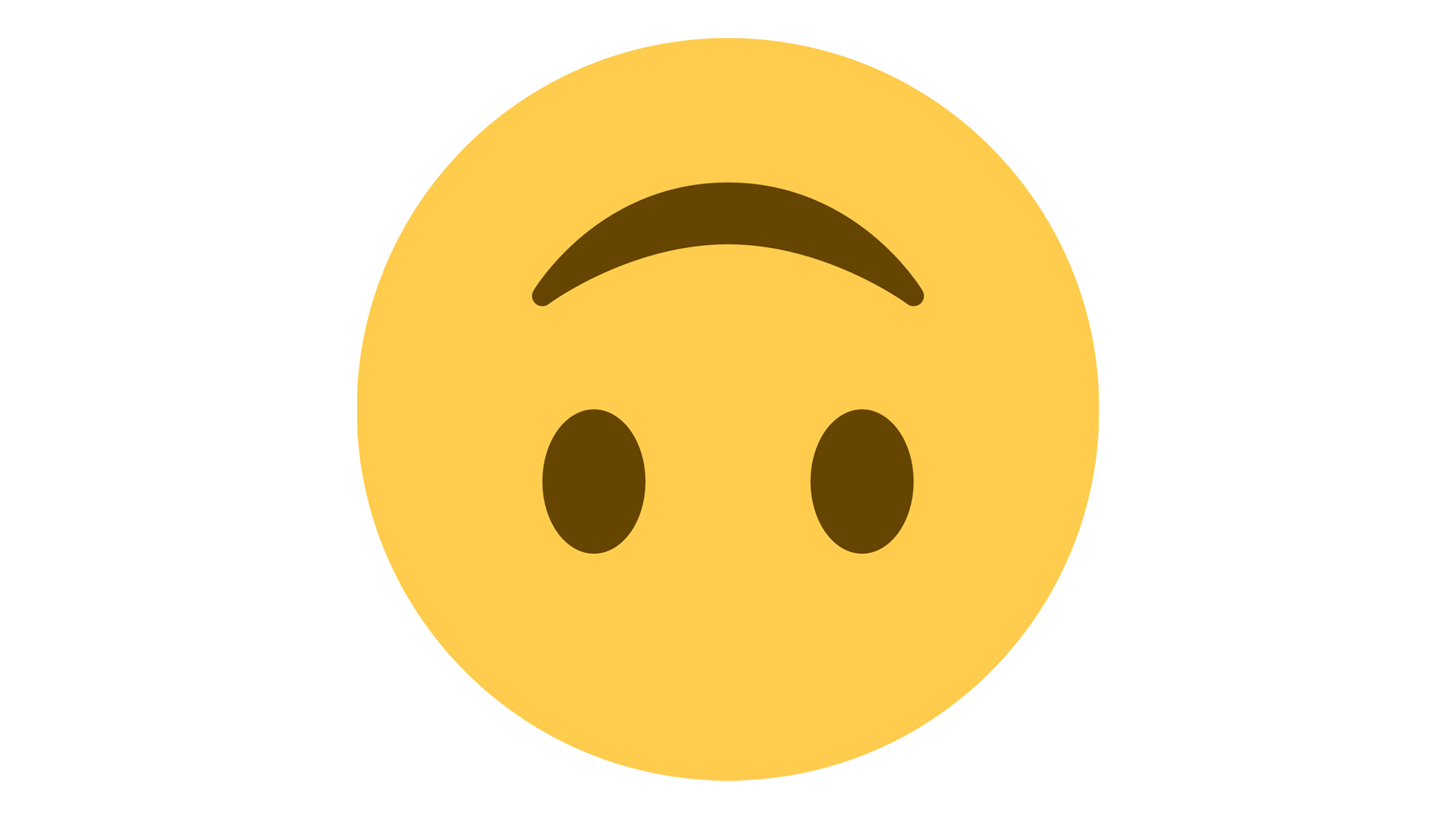 The upside-down emoji