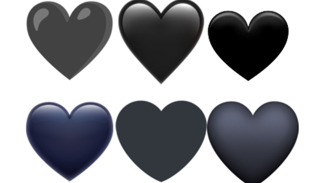 Types of Black Heart Emoji