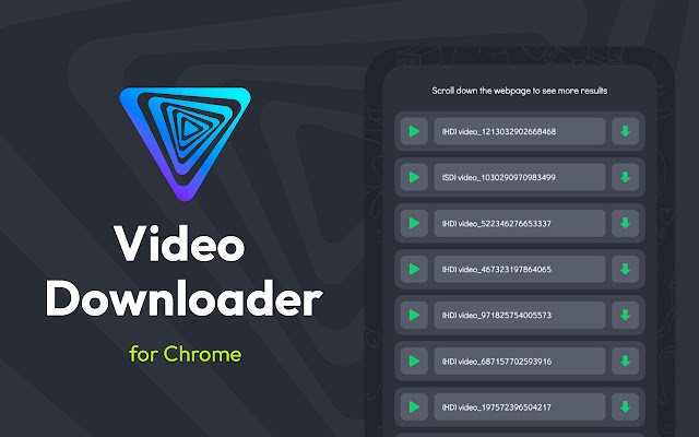 Video Downloader for Chrome logo