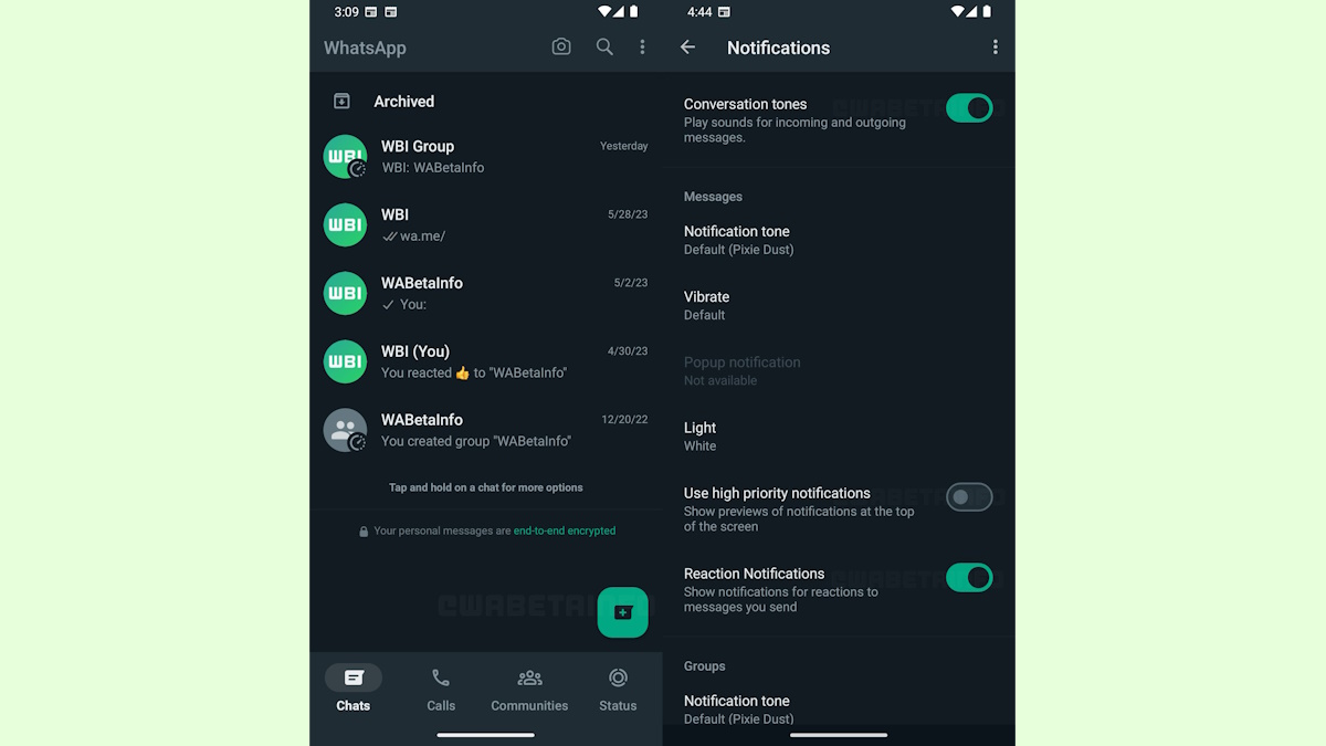 WA SWITCH FLOATING ACTION BUTTON MATERIAL DESIGN 3 FEATURE ANDROID
